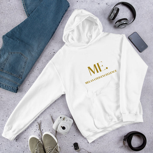 ME: Melanated Excellence Hoodie | Bold Design, Celebrate Black Excellence, Unisex Comfort