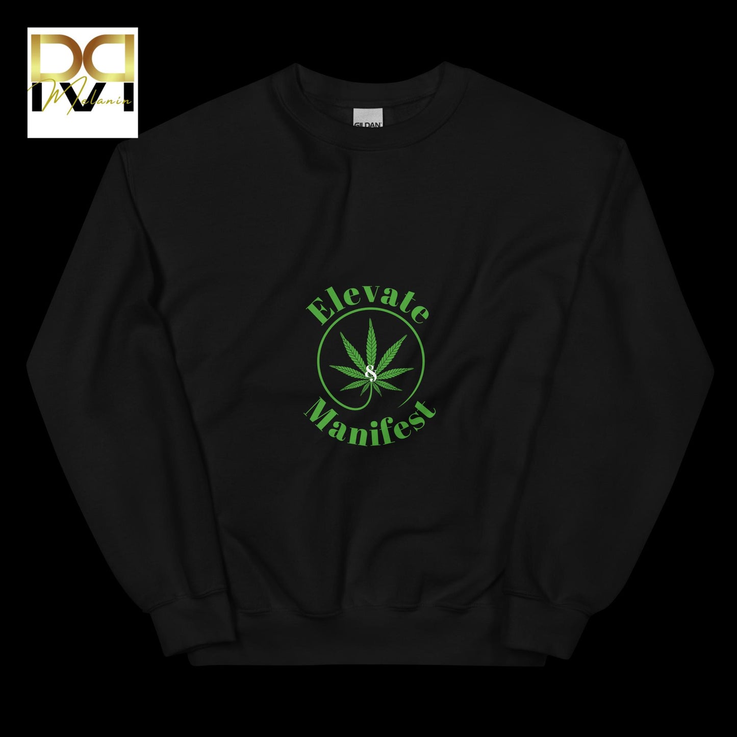 Elevate & Manifest Sweatshirt | Empowerment Design, Cozy Fit, Unisex Comfort