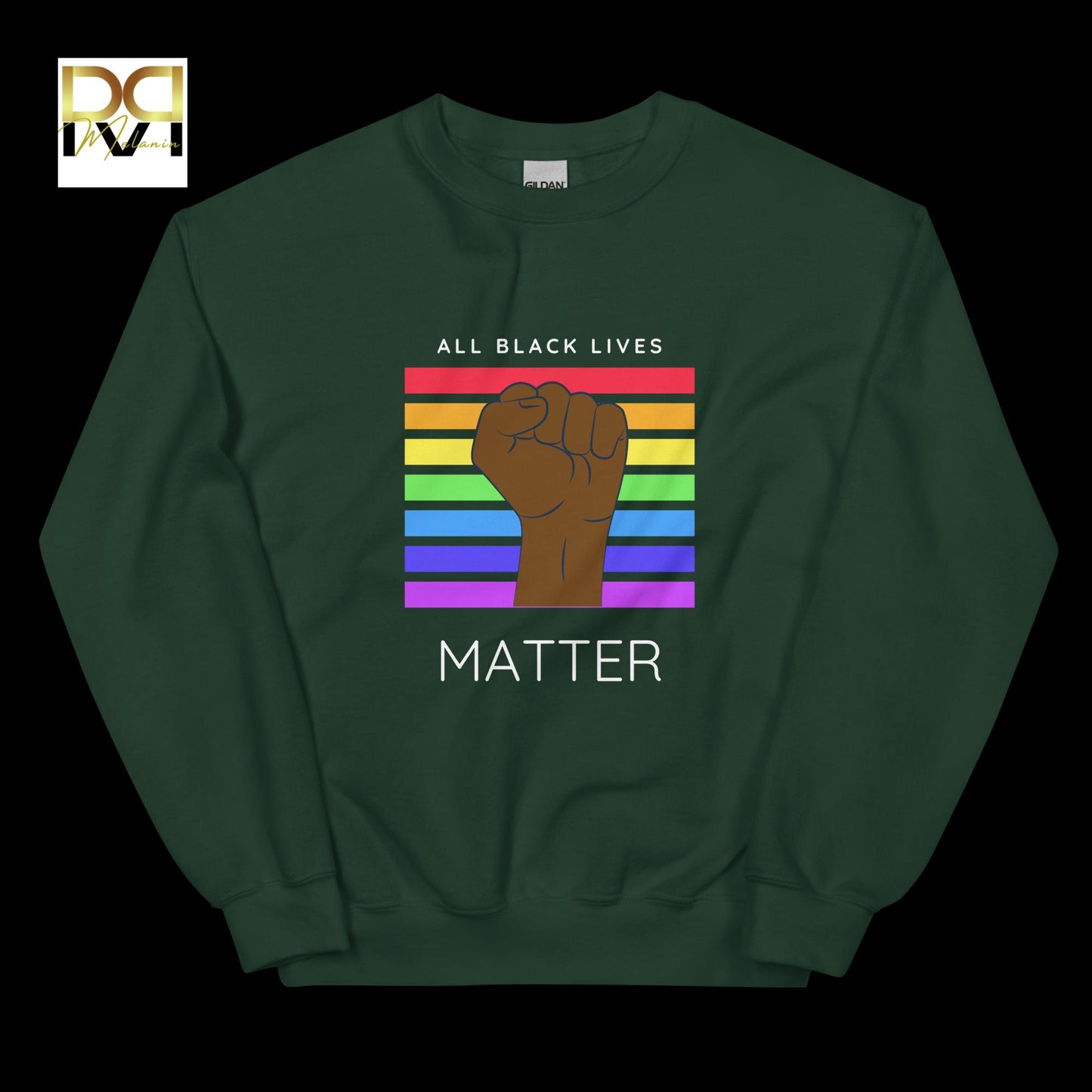 All Black Lives Matter Sweatshirt | Bold Statement, Unisex Comfort, Support for Equality