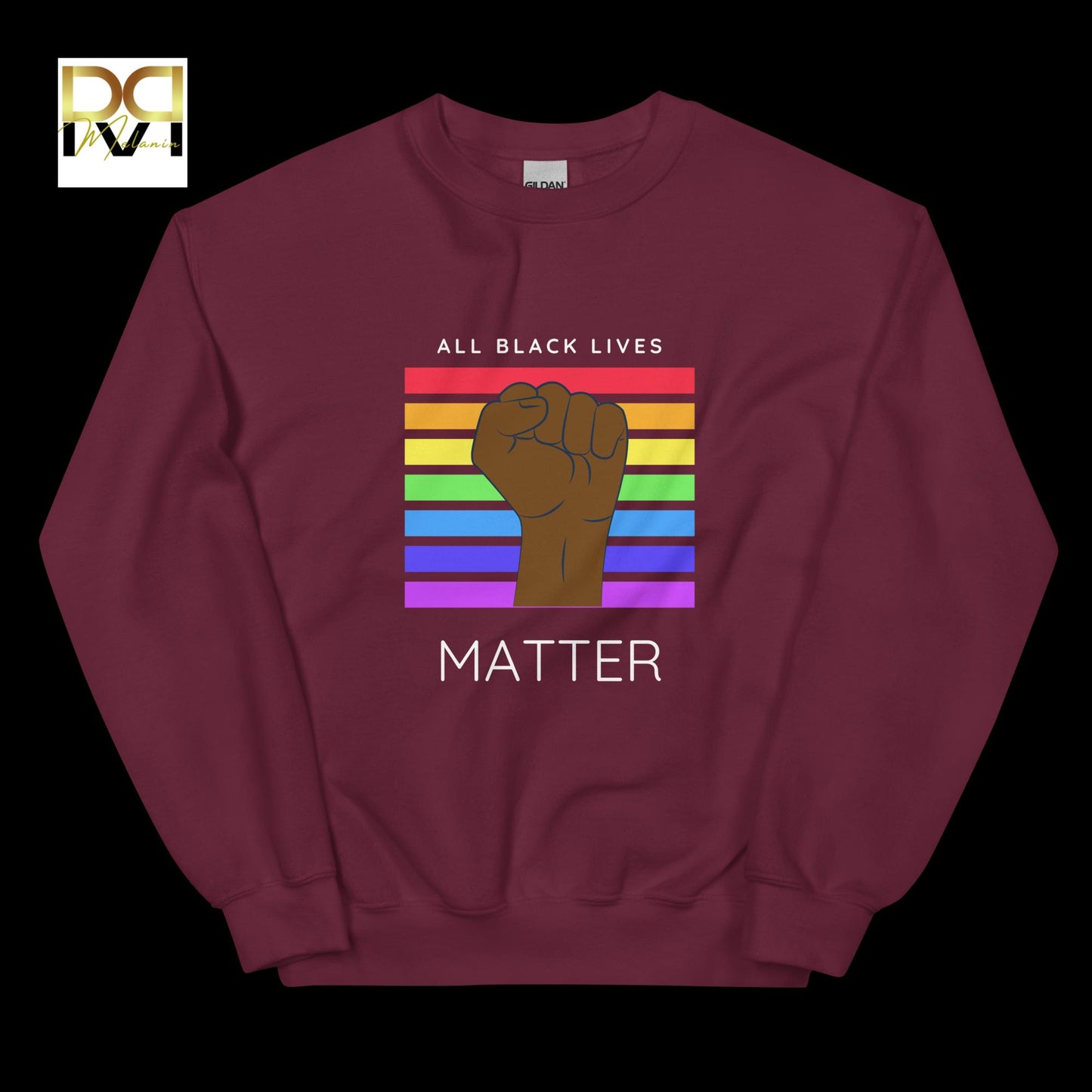 All Black Lives Matter Sweatshirt | Bold Statement, Unisex Comfort, Support for Equality