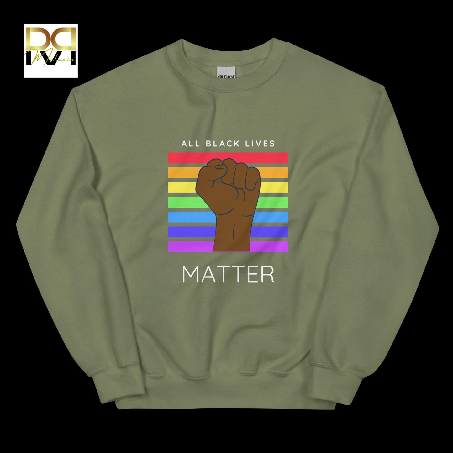 All Black Lives Matter Sweatshirt | Bold Statement, Unisex Comfort, Support for Equality