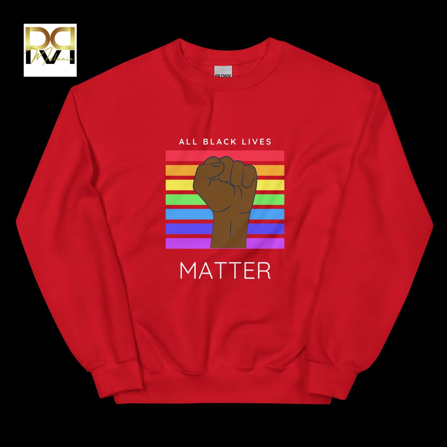 All Black Lives Matter Sweatshirt | Bold Statement, Unisex Comfort, Support for Equality